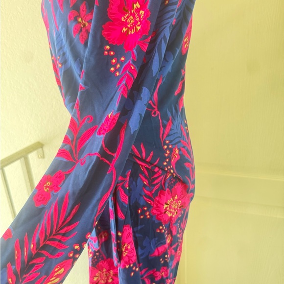 NWT Lilly Pulitzer Bryson Long Sleeve Dress, Blue Med Never Ending Summer Sz L - Picture 5 of 8